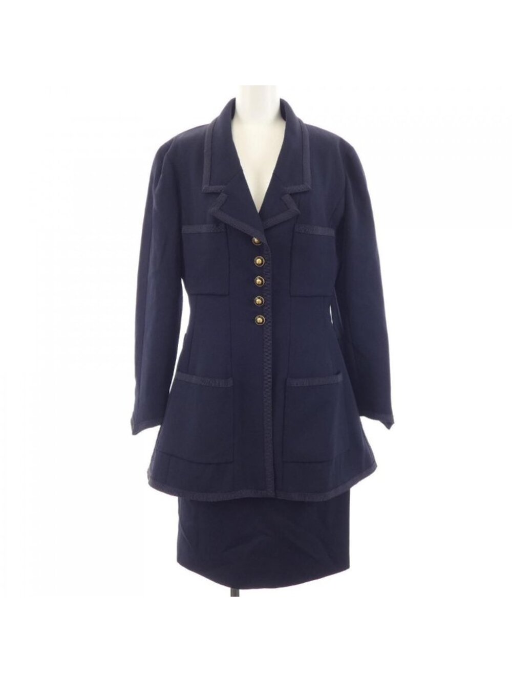 Chanel Vintage Suit Navy